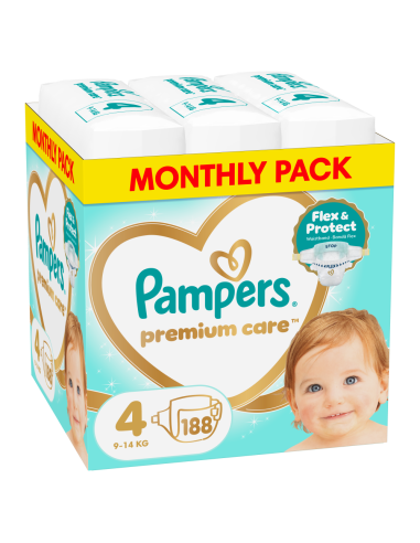 Pampers Premium Care teipmähkmed suurus 4 (9-14...
