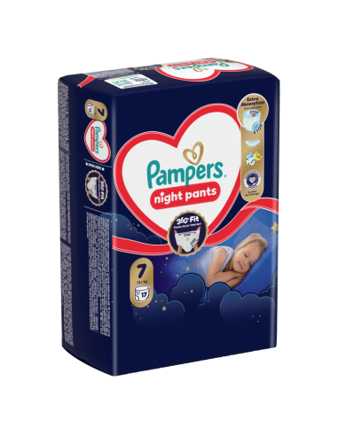 KAST 8 tk! Pampers Night Pants püksmähkmed...