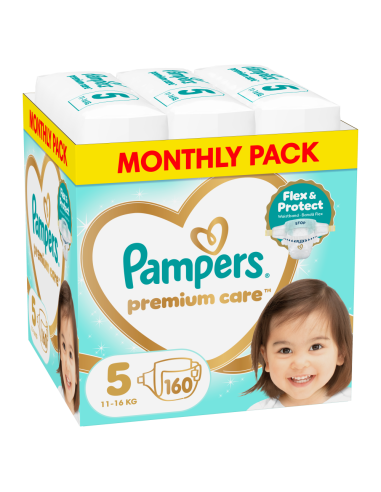 Pampers Premium Care teipmähkmed suurus 5 (160 tk)