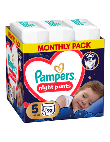 Pampers Night Pants püksmähkmed suurus 5 (92 tk)