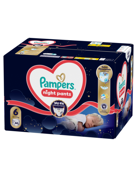 Pampers Night Pants püksmähkmed suurus 6 (80 tk)