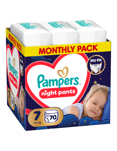 Pampers Night Pants püksmähkmed suurus 7 (70 tk)