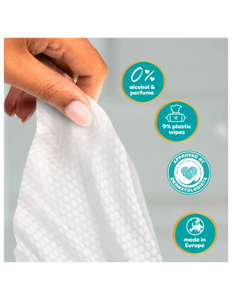 Pampers Aqua Soft Touch niisked beebisalvrätid 18 pakki (864 tk)