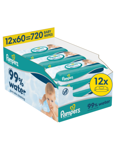 Pampers Aqua niisked beebisalvrätid 12 pakki...
