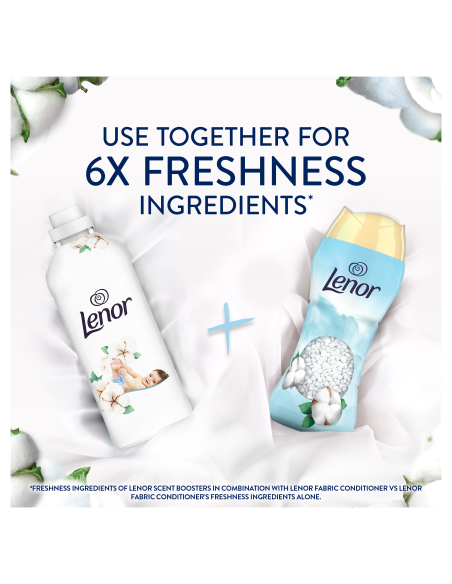 LENOR lõhnagraanulid Sensitive Cotton Fresh 495 g (41 pesukorda)