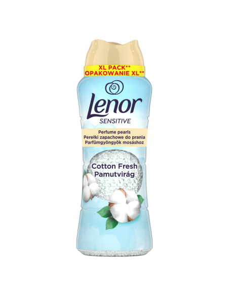 KAST 6 tk! LENOR lõhnagraanulid Sensitive Cotton Fresh 495 g (41 pesukorda)