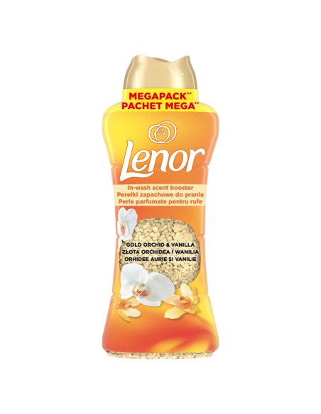KAST 4 tk! LENOR lõhnagraanulid Gold Orchid 735 g (60 pesukorda)