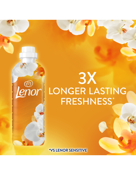 KAST 6 tk! LENOR pesuloputusvahend Gold Orchid & Vanilla 2 x 987 ml (94 Pesukorda)