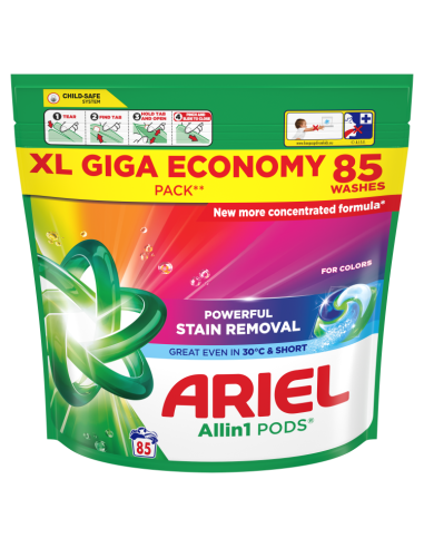 Ariel All-in-1 PODS Color pesukapslid, 85...