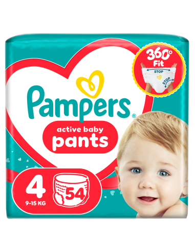 Pampers Active Baby Pants Mähkmed, Suurus 4, 54 tk