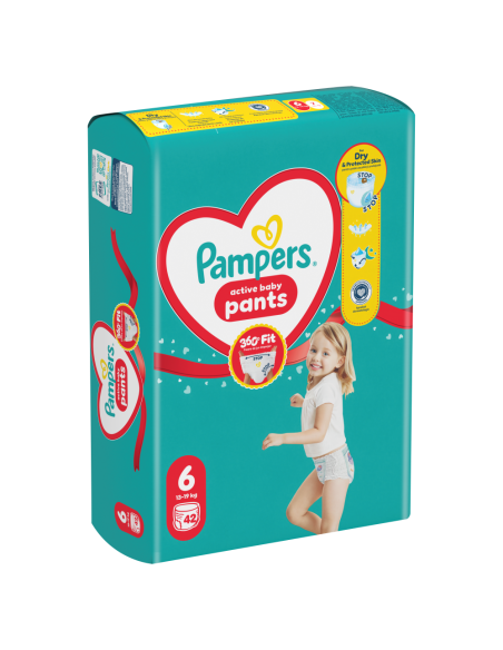 KAST 3 tk! Pampers Active Baby Pants Mähkmed, Suurus 6, 42 tk