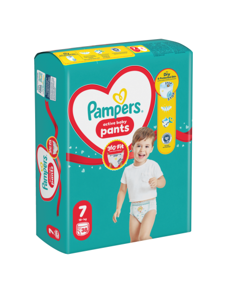 KAST 3 tk! Pampers Active Baby Pants Püksmähkmed, Suurus 7, 38 Mähet