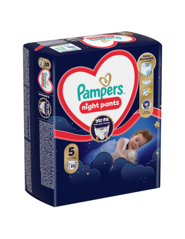 KAST 4 tk! Pampers Night Pants Püksmähkmed,...