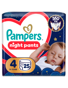 KAST 4 tk! Pampers Night...