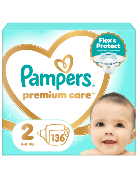 Pampers Premium Care Teipmähkmed, Suurus 2, 136 Mähet