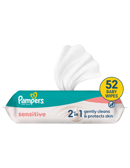 KAST 12 tk! Pampers Sensitive niisked beebisalvrätid 52 tk