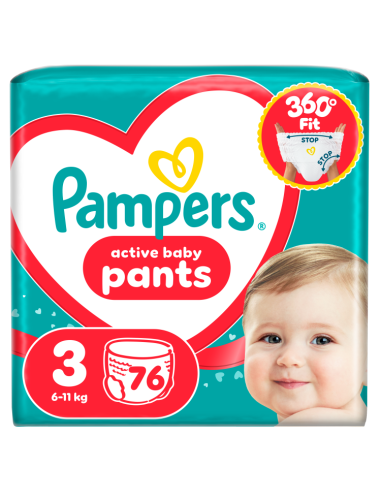 Pampers Active Baby Pants püksmähkmed suurus 3...