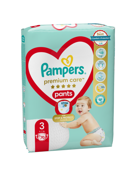 Pampers Premium Care Pants püksmähkmed suurus 3 (70 tk)