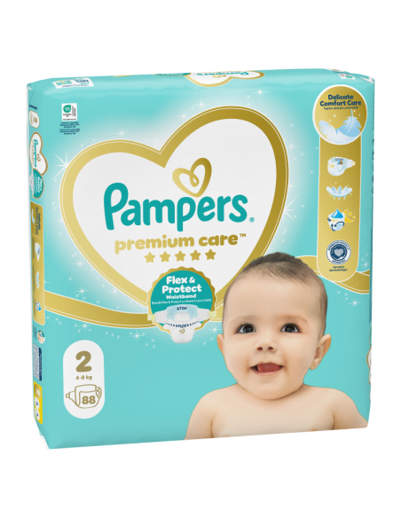 Pampers Premium Care teipmähkmed suurus 2 (88 tk)