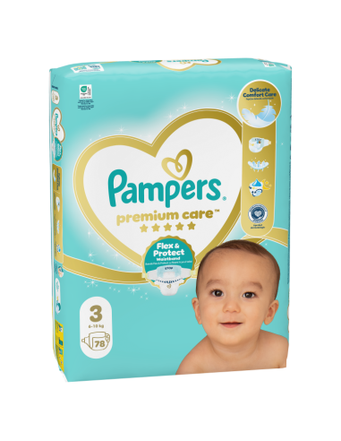Pampers Premium Care teipmähkmed suurus 3 (78 tk)