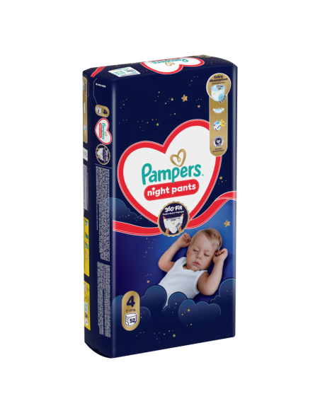 Pampers Night Pants püksmähkmed suurus 4 (52 tk)