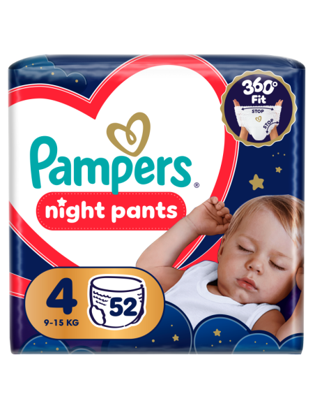 Pampers Night Pants püksmähkmed suurus 4 (52 tk)