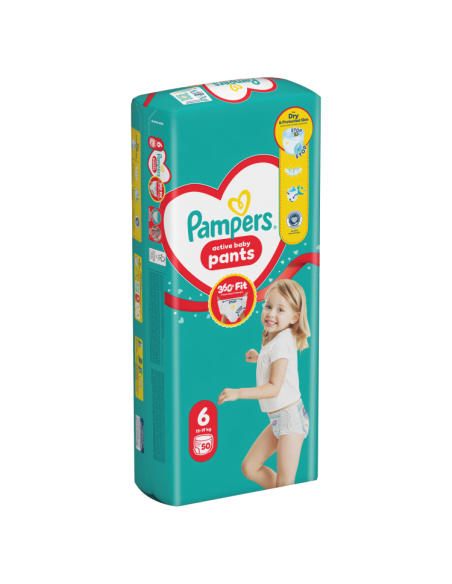 Pampers Active Baby Pants püksmähkmed suurus 6 (50 tk)