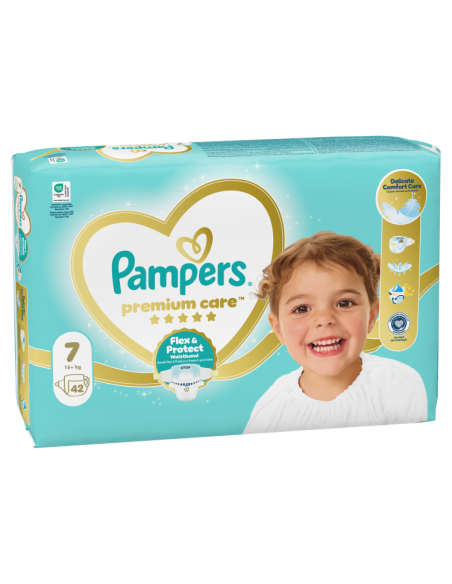 Pampers Premium Care teipmähkmed suurus 7 (42 tk)