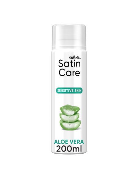 KAST 6 tk! Gillette Raseerimisgeel Satin Care Sensitive Aloe Vera Glide 200 ml