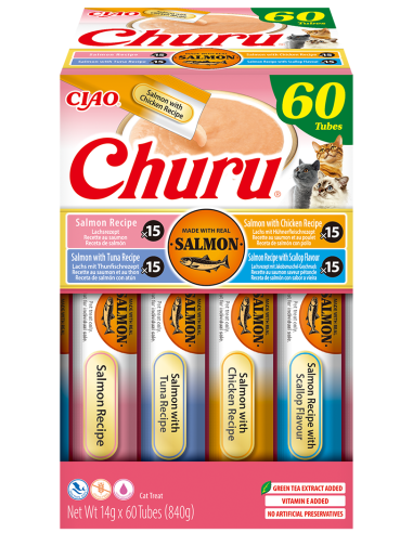 Inaba Ciao Churu lõhe maius kassidele 60x14g...