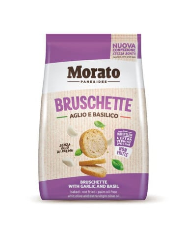 MORATO bruschetta küüslaugu ja basiilikuga 150g