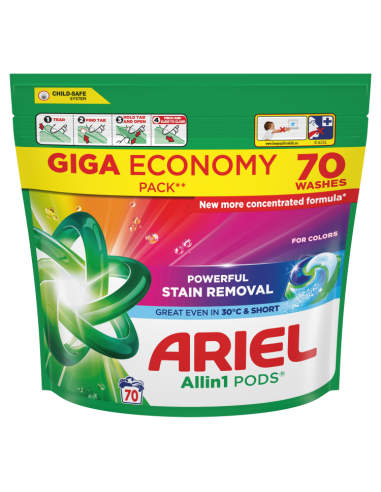 Ariel All-in-1 PODS Color pesukapslid 70 tk