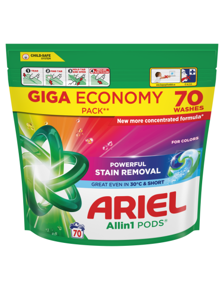 Ariel All-in-1 PODS Color pesukapslid 70 tk