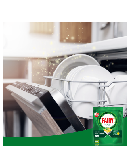 KAST 3 tk! Fairy Original All in One Nõudepesumasina Tabletid Lemon, 100 tk