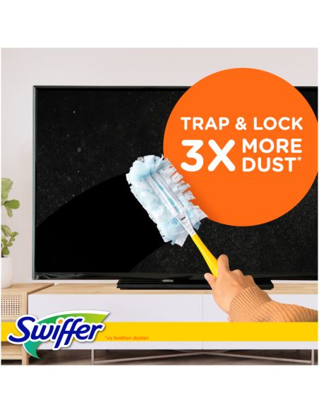 KAST 9 tk! Swiffer Duster Starter Kit Tolmuhari + Varuhari 4 tk