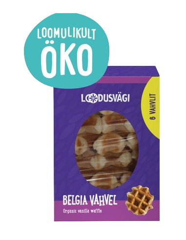 Loodusvägi ÖKO Belgia vahvel 150g BE-BIO-02