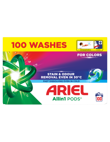 Ariel All-in-1 PODS Color pesukapslid 100 tk