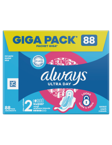 Always Ultra päeva hügieenisidemed tiibadega 88...