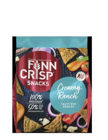 Finn Crisp täistera rukkisnäkid Creamy Ranch 150g