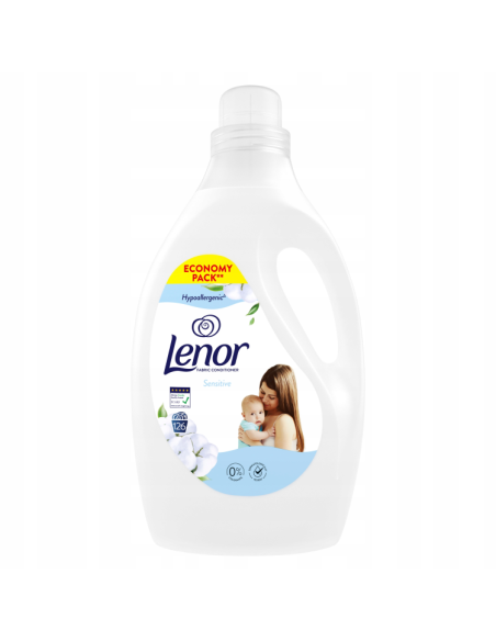 KAST 4 tk! LENOR pesuloputusvahend Sensitive Cotton Fresh 2.65 L