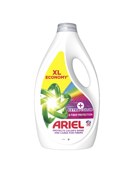 Ariel +Extra Color Pesugeel, 50 Pesukorda, 2.25 L
