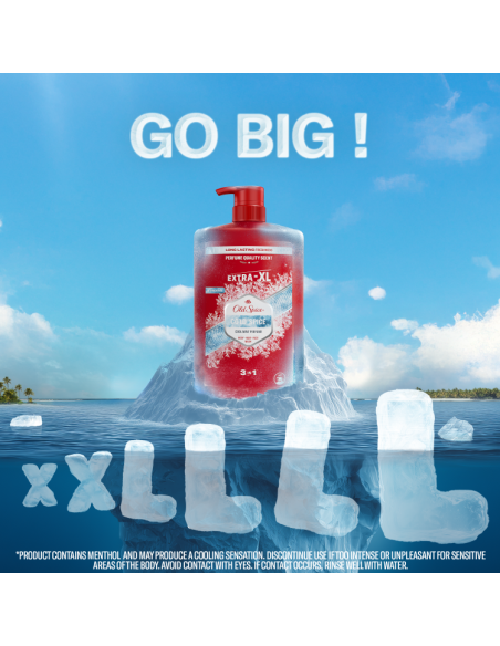 Old Spice Cold Spice meeste dušigeel ja šampoon, 1000 ml
