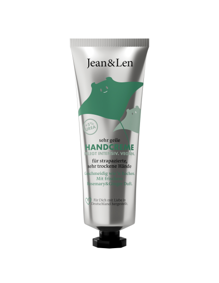 KAST 6 tk! Jean&Len kätekreem 5% urea, rosmariin ja ingver 75 ml