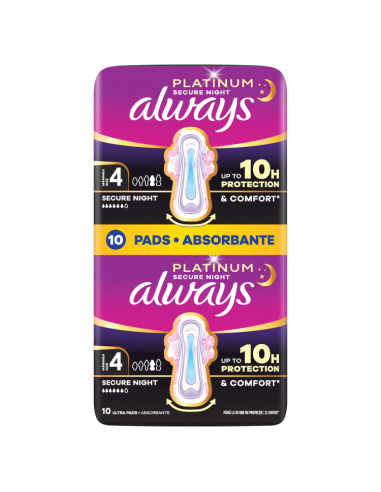 Always Platinum Secure Night Size 4...