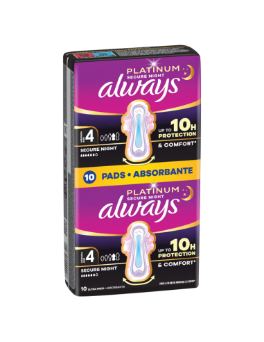 Always Platinum Secure Night Size 4...