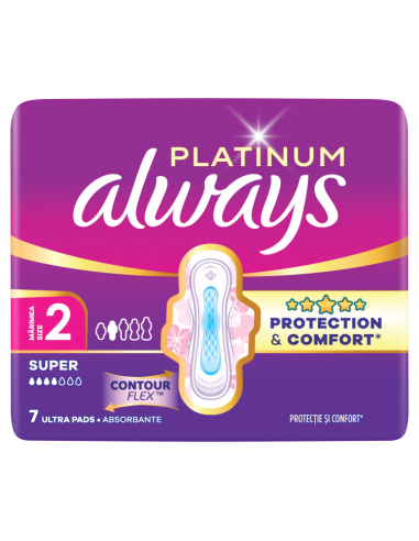 Always Platinum Super hügieenisidemed tiibadega...