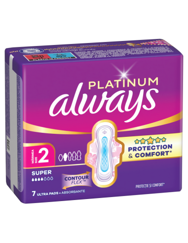 Always Platinum Super hügieenisidemed tiibadega...