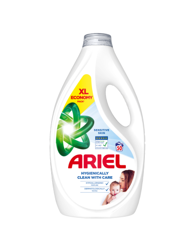 KAST 4 tk! Ariel Sensitive Pesugeel, 2.25 L, 50...