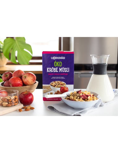 KAST 8 tk! Loodusvägi ÖKO krõbe müsli õuna ja...