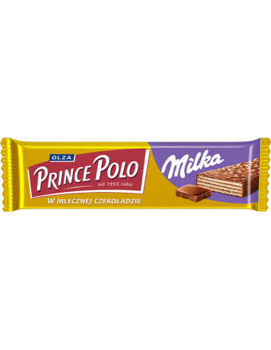 Prince Polo vahvliga Milka 45g